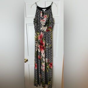 White House Black Market Halter style Floral Patterned Maxi Dress size S